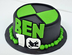 Ben 10 Logo Cake 2