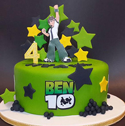 Ben 10 Stars Cake