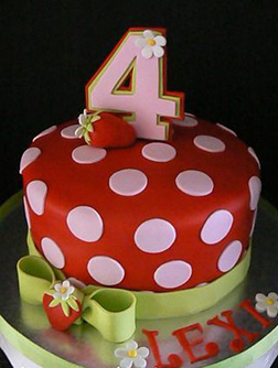 Polka Dot Strawberry Shortcake