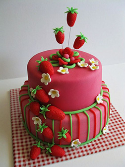 Strawberry Cascades Shortcake