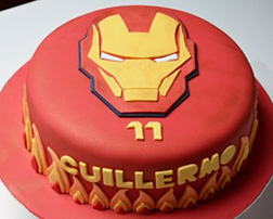 Iron Man Helmet Cake 3