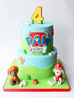 Zuma & Marshall Paw Patrol Cake