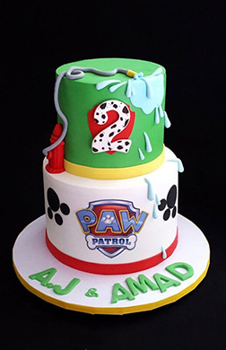 Paw Patrol's Marshall Themed Cake