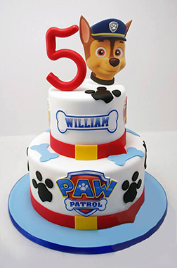 Paw Patrol Chase Cake