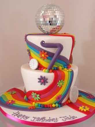 Groovy Disco Cake 2