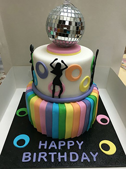 Rainbow Disco Cake 2