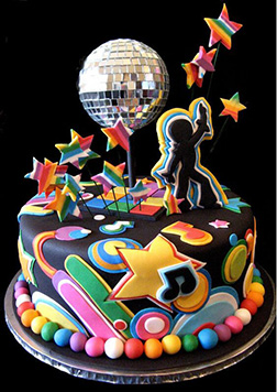 You're A Star Disco Cake