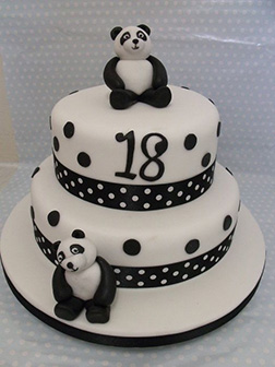 Giant Panda Birthday Cake