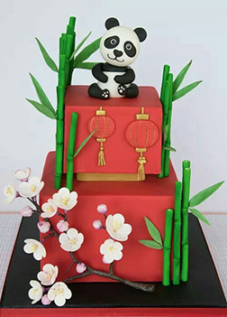 Chinese Panda Themed Cake