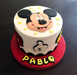 Mickey Mouse Fondant Cake 3