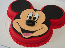 Mickey Mouse Shaped Cake