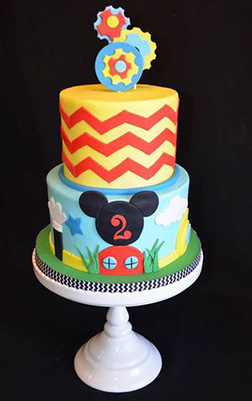 Mickey Mouse Clubhouse Tiered Cake 2