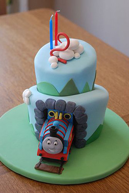 Full Steam Ahead Thomas Cake