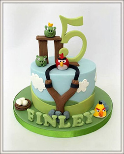 Angry Birds Final Level Cake