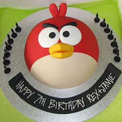 Angry Birds' Red 3D Cake