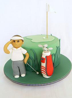 Perfect Drive Golf Cake