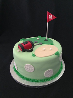 Golf Course Cake 2