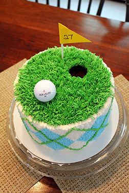 Easy Putt Birthday Cake