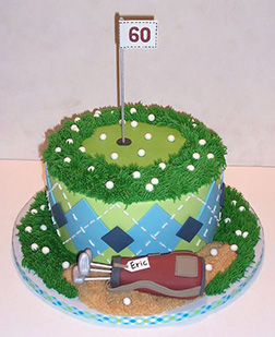 Practice Swings Birthday Cake