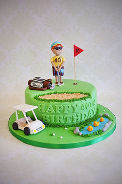 Turf Addict Golf Cake