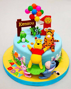 Winnie the Pooh & Friends Celebration Cake