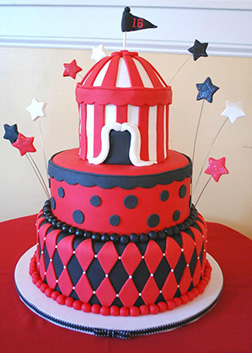 Circus Tent Cake 2