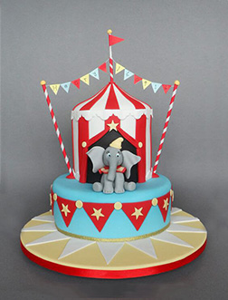 Dumbo at the Circus Cake