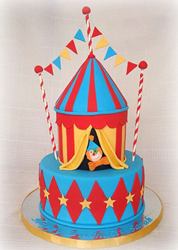 Circus Tent Cake 4