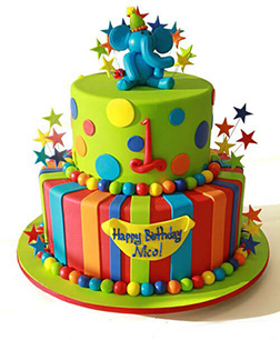 All Star Elephant Cake