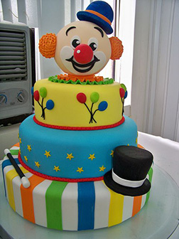 Clown Surprise Cake