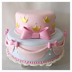 Pink Miracle Tiered Cake