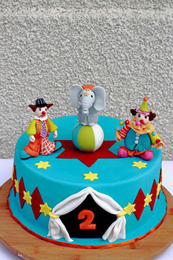 Impressive Stunts Circus Cake