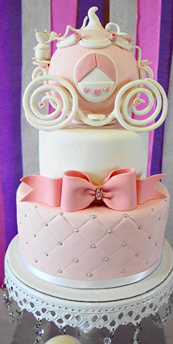 Cinderella's Velveteen Coach Cake