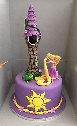 Rapunzel's Sunny Day Cake