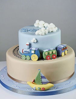 By Land & By Sea Birthday Cake