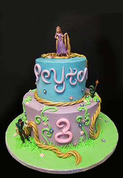 Rapunzel's Great Adventure Tiered Cake