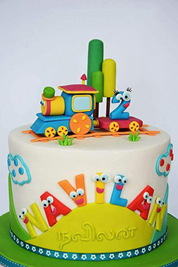 Cartoonland Train Cake 2