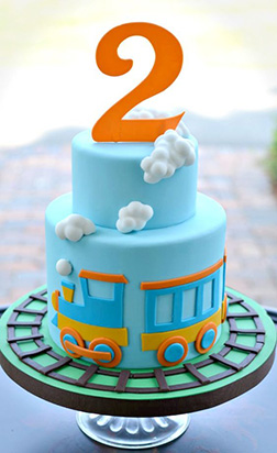 Choo Choo Tiered Cake 2