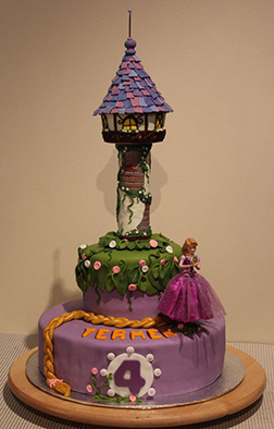 Rapunzel's Happily Ever After Tiered Cake