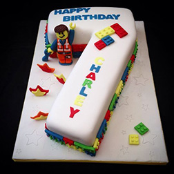 Lego Bob Number Cake