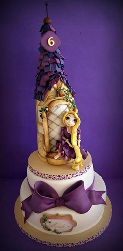 Wishful Rapunzel Cake