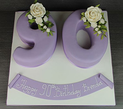 Elegance Defined Number Cake