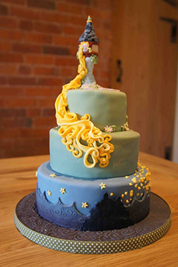 Rapunzel's Dreams Tiered Cake