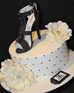 Keep Your Heels High Chanel Cake