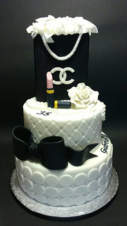 Chanel Shopping Bag Cake