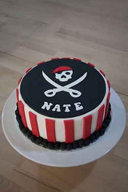 Pirate Emblem Cake