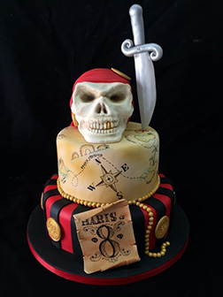 Pillage & Plunder Pirate Cake 1