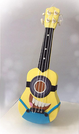 Minion Ukulele Cake