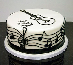 Guitar Maestro Birthday Cake