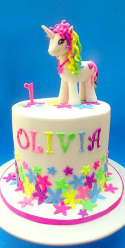 Rainbows & Stars MLP Cake